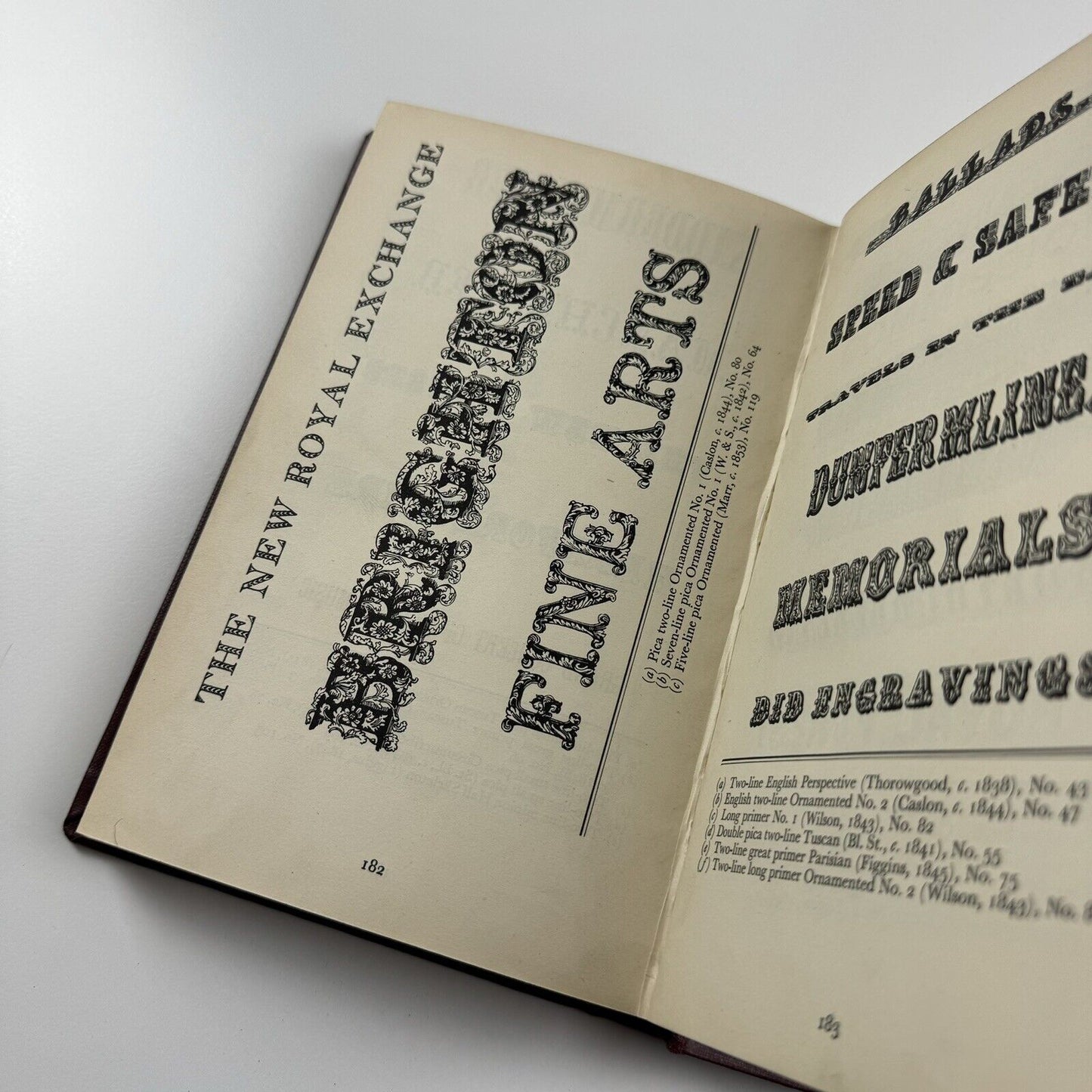 Nineteenth XIXth Century Ornamented Types & Title Pages by Nicolette Gray | Faber & Faber, 1938 | ex-library Westminster Public Libraries