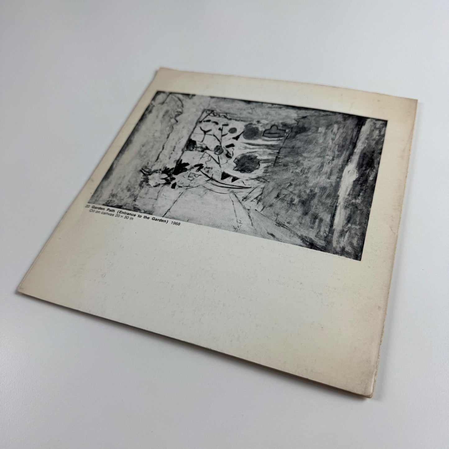 Folding card/catalogue Mary Potter | New Art Centre, 1969