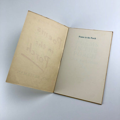 Poems on the Porch | John Betjeman & John Piper | S. P. C. K, 1960