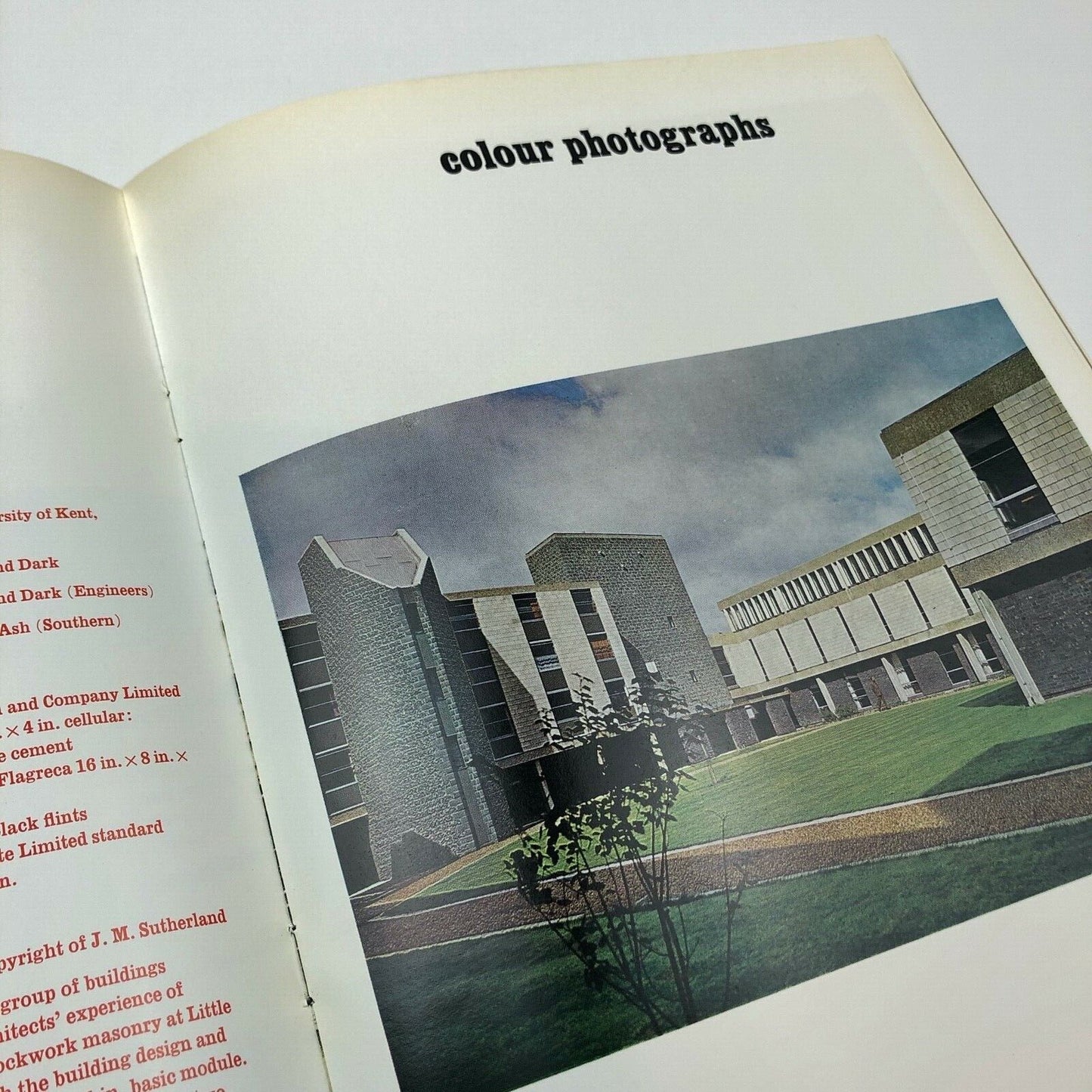 Concrete block masonry in architecture by David Sawtell The Cement and Concrete Association, 1971