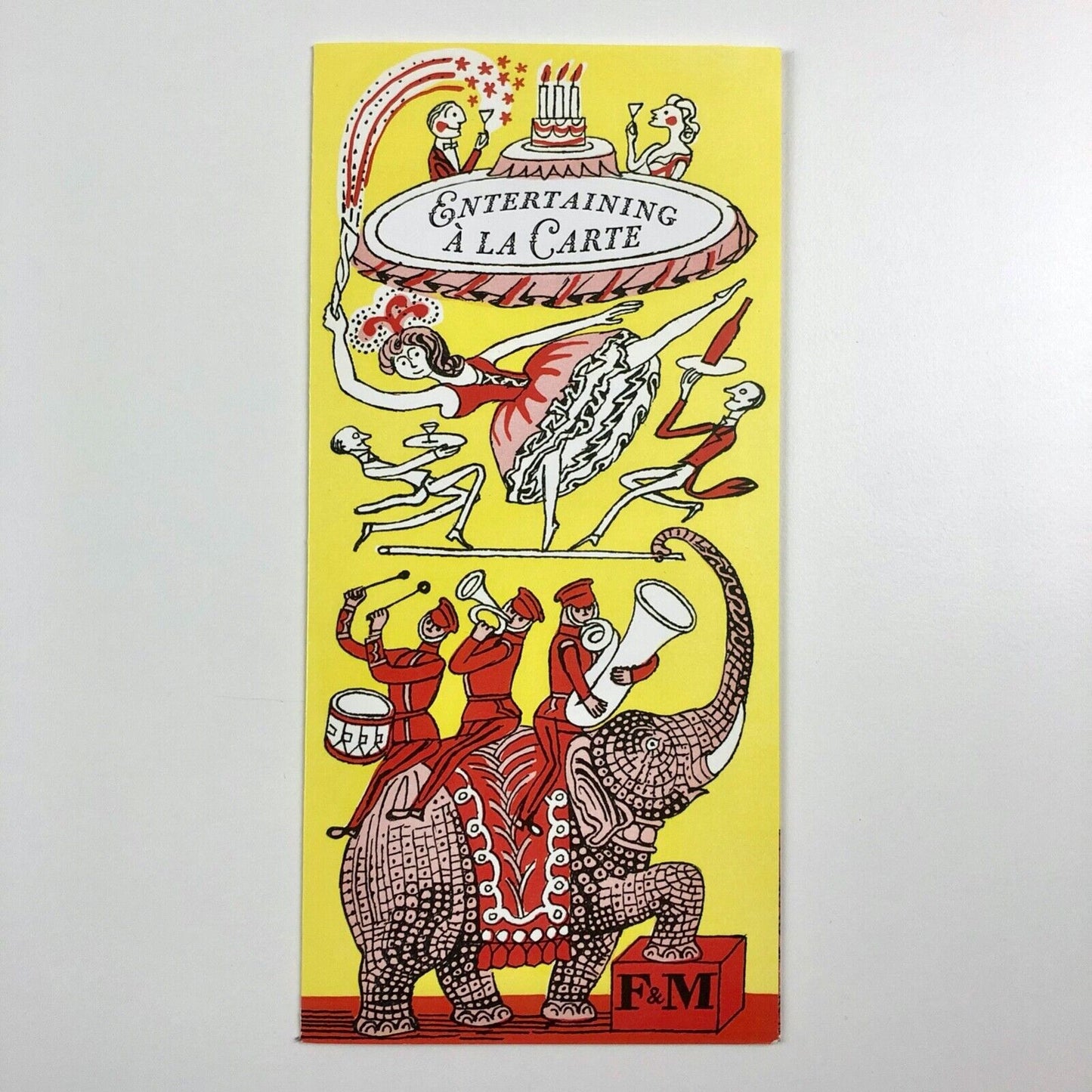 Leaflet – Entertaining à la Carte | Fortnum & Mason | Peyton Skipwith | Mainstone Press, 2007