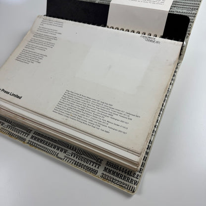 Oxley Press Limited Typefaces | folder of typefaces, c. 1970