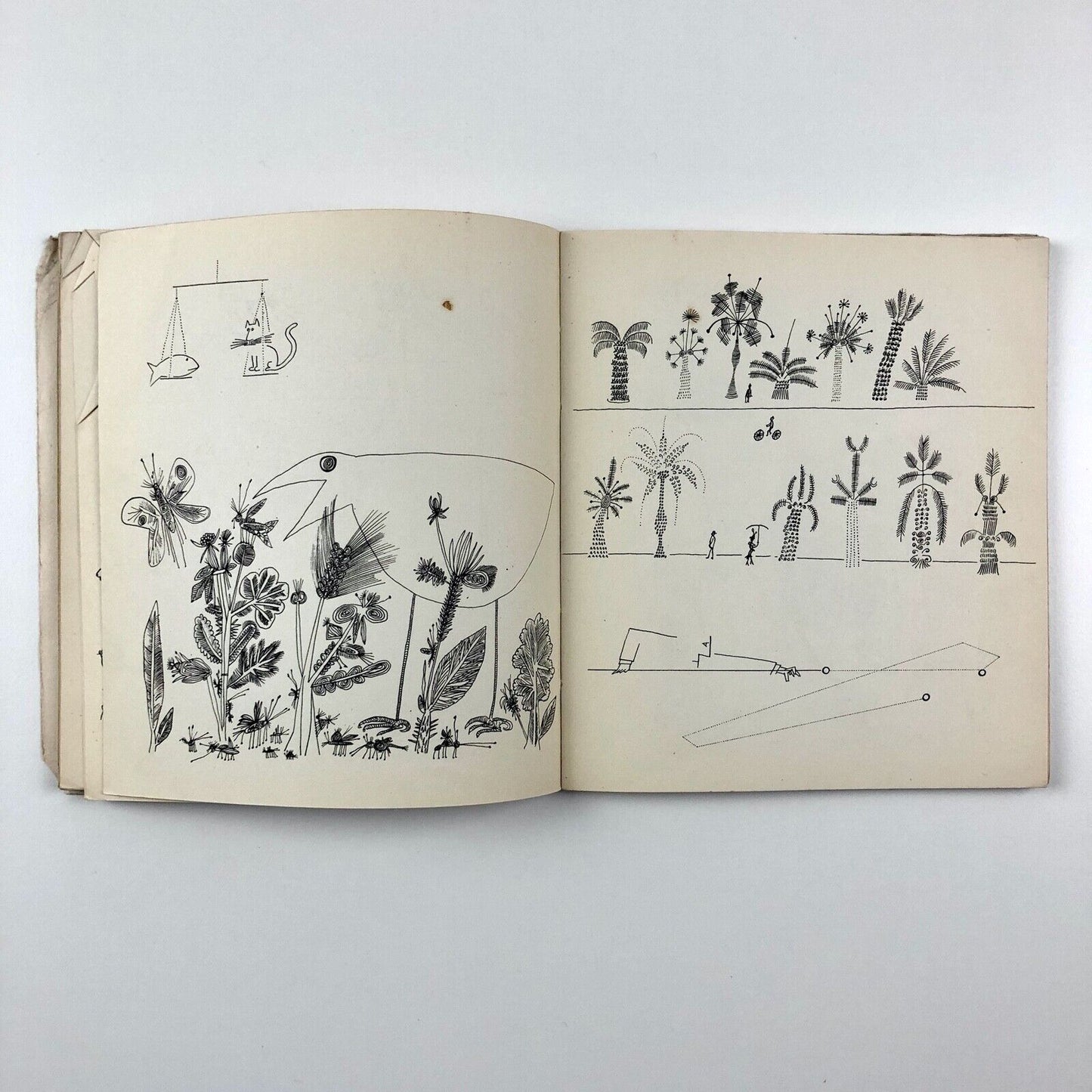 Saul Steinberg cartoonist/illustrator | Úvod napsal Miloš Macourek | Prague 1959