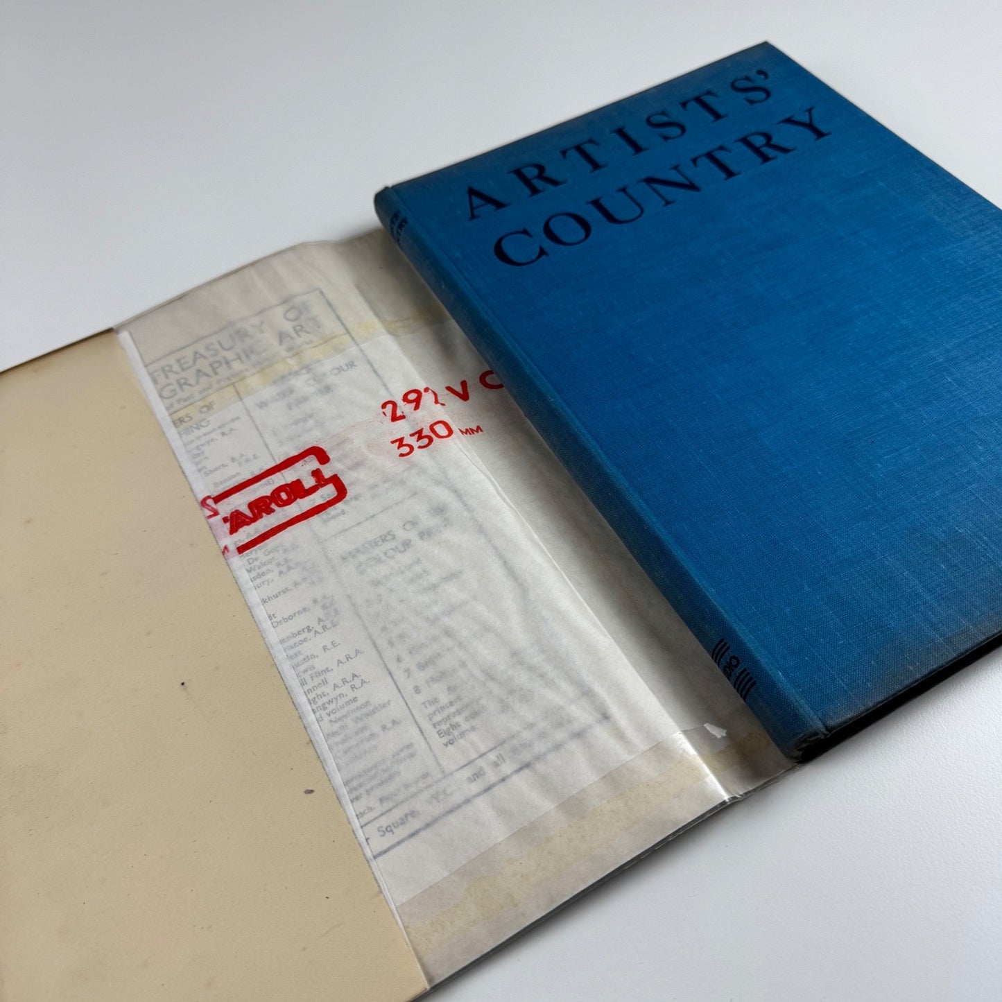 Artists' Country edited by C. Geoffrey Holme | The Studio, London, 1932