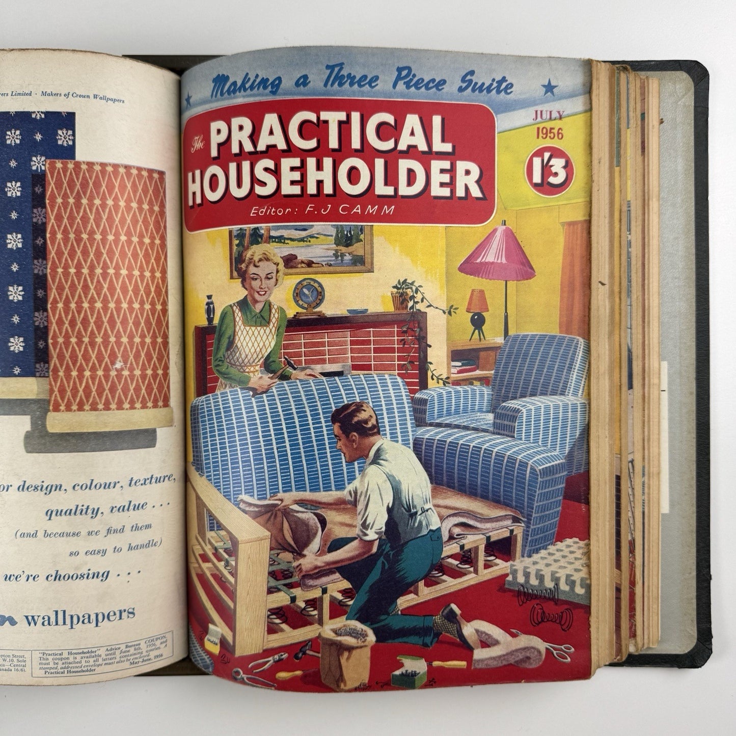 The Practical Householder magazine. Bound volume for 1956 (excluding April)