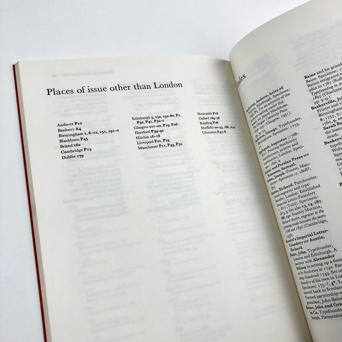 British type specimens before 1831 by James Mosley, Occasional Publication No.14
