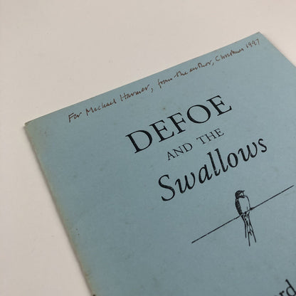 Defoe and the Swallows, by Richard Garnett | Privately printed, 1997
