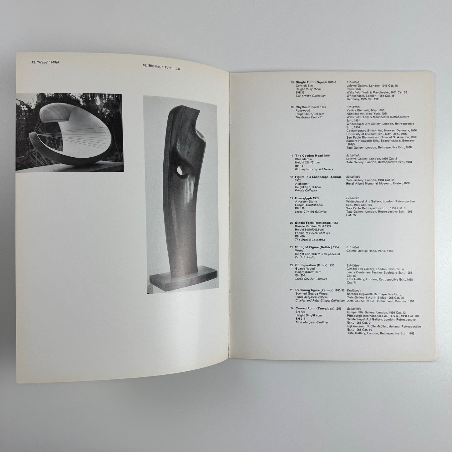 Barbara Hepworth | Plymouth City Art Gallery, 1970