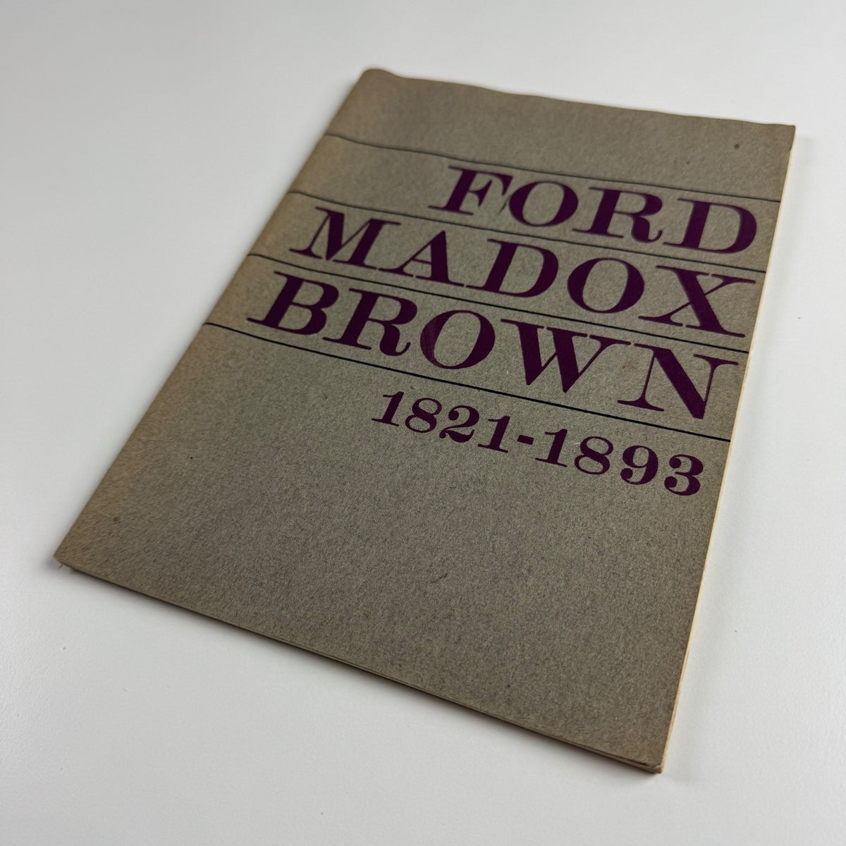 Ford Madox Brown 1921-1893 Walker Art Gallery Liverpool 1964 bookplate for M. Bernard Thorold