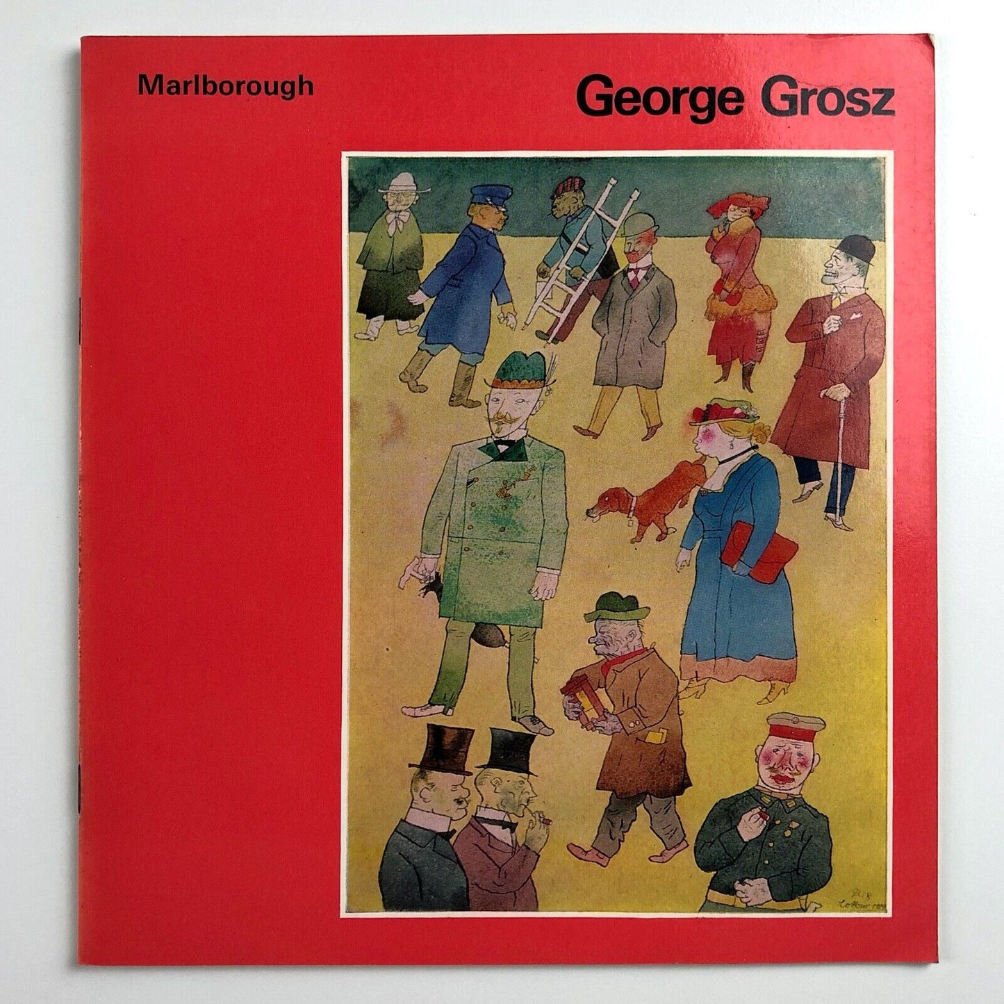 George Grosz | Marlborough exhibition catalogue, April 1968 | Design by Gordon House