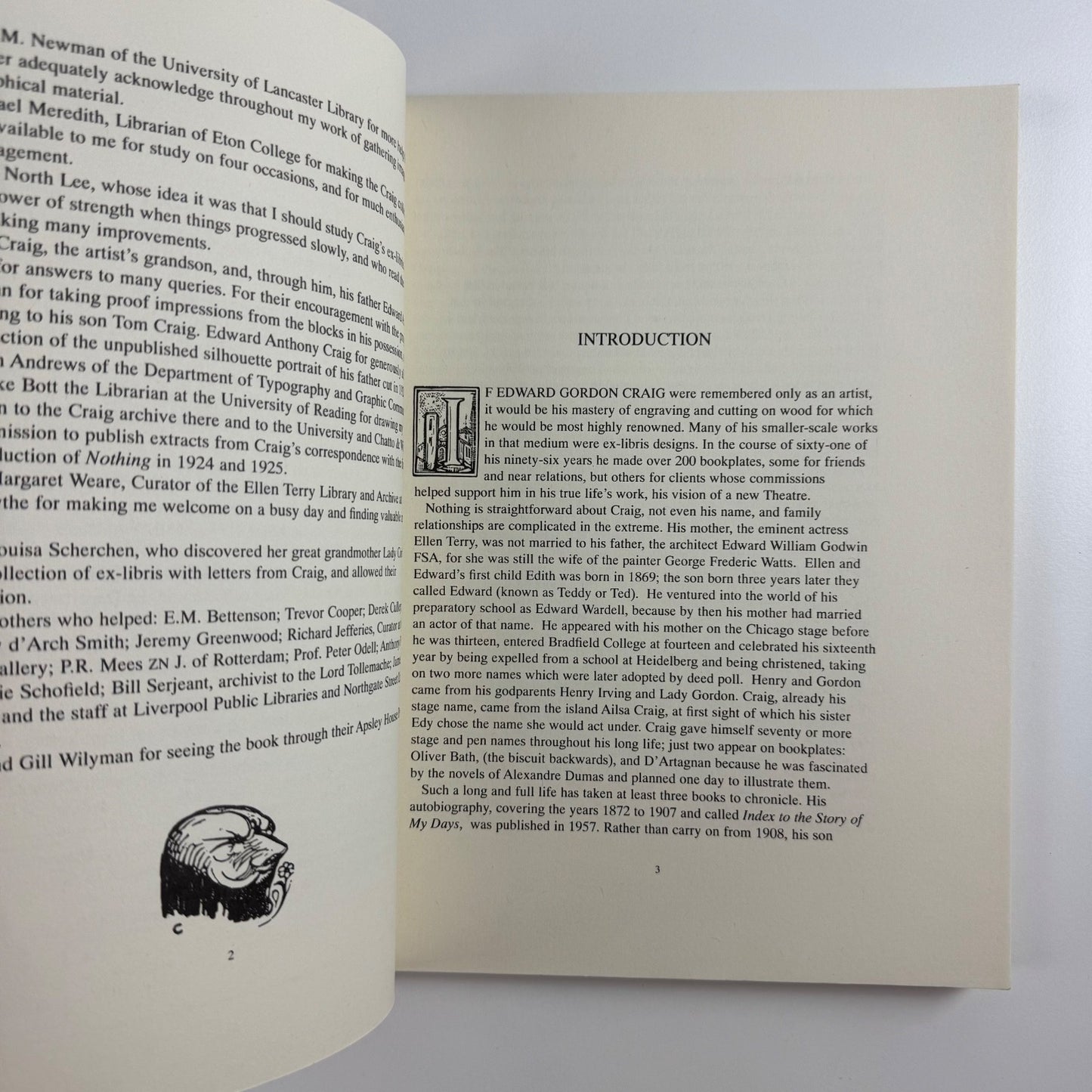 The Bookplates of Edward Gordon Craig by John Blatchly Bookplate Society 1997