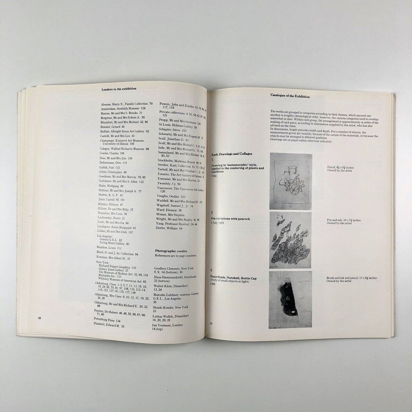 Claes Oldenburg – exhibition catalogue booklet | Tate Gallery, 1970