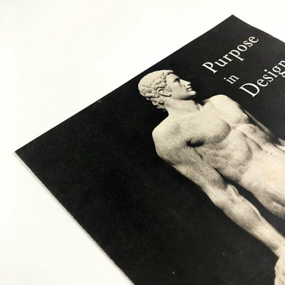 Prospectus for Purpose in Design by Amelia Defries | Methuen c. 1938 leaflet