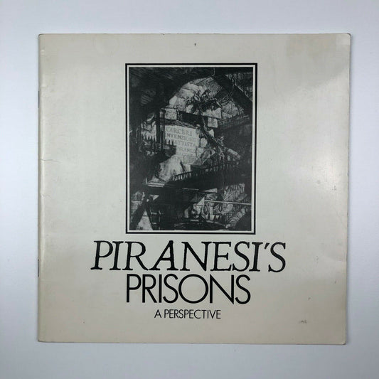 Piranese’s Prisons: a Perspective | 1988 exhibition catalogue | Graves Art Gallery, Sheffield