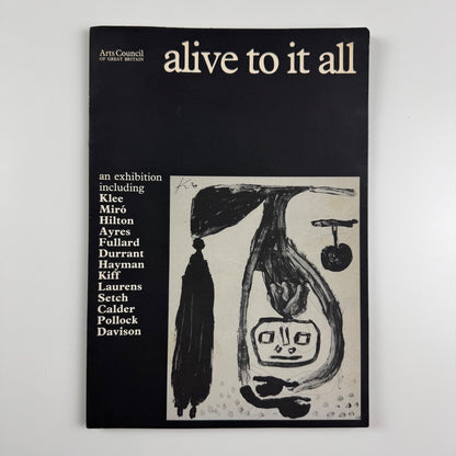 alive to it all | Arts Council folder catalogue and postcards 1983