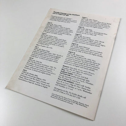 Distemper – Dissonant Themes in the Art of the 1990s | Smithsonian Institute catalogue leaflet, 1996
