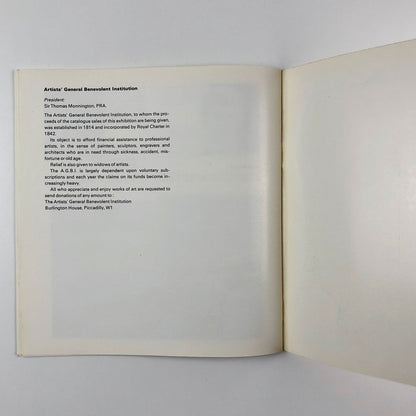 Critic's Choice exhibition catalogue | Michael Shepherd | Arthur Tooth, 1972