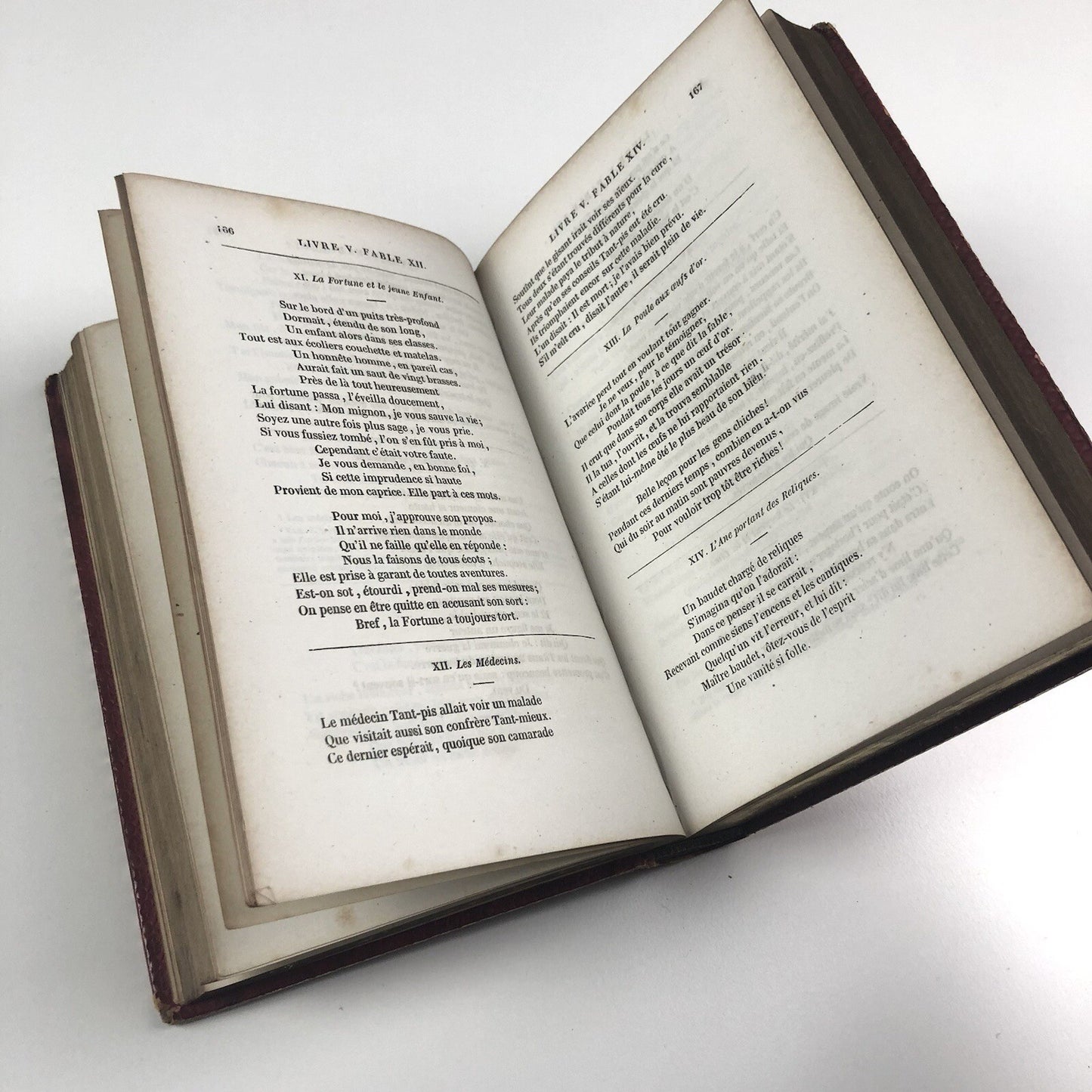 Fables et Oeuvres Diverses De J. La Fontaine: Avec Des Notes et Une Nouvelle Notice Sur Sa Vie par CA Walclemaer | Librairie De Firmin Didot Freres, 1856 | C.H. Schneider