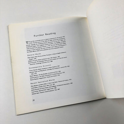 A Change of Heart: English Architecture Since the War | Royal Commission on the Historical Monuments of England and English Heritage, 1992