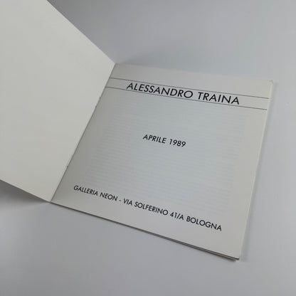 Alessandro Traina | Galleria Neon, Bologna, April 1989