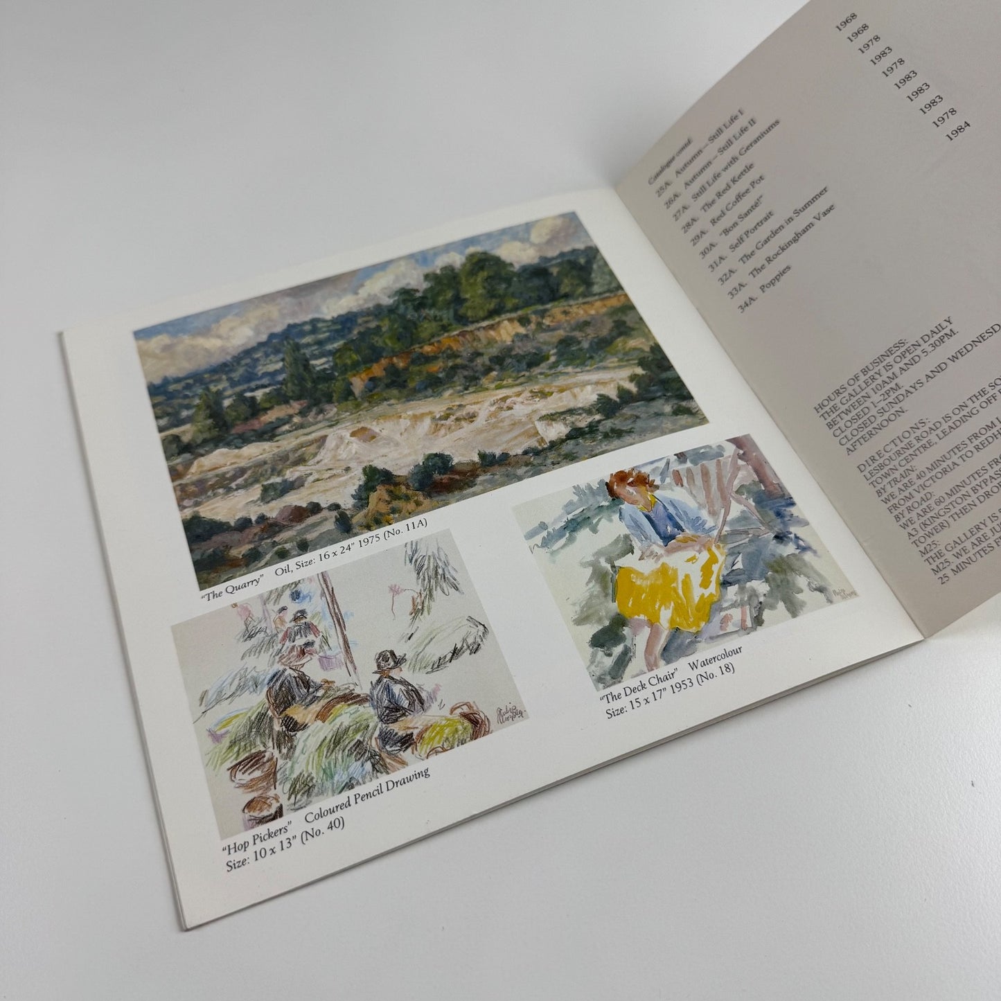 Philip Moysey | Bourne Gallery, 1990 catalogue and PV invitation