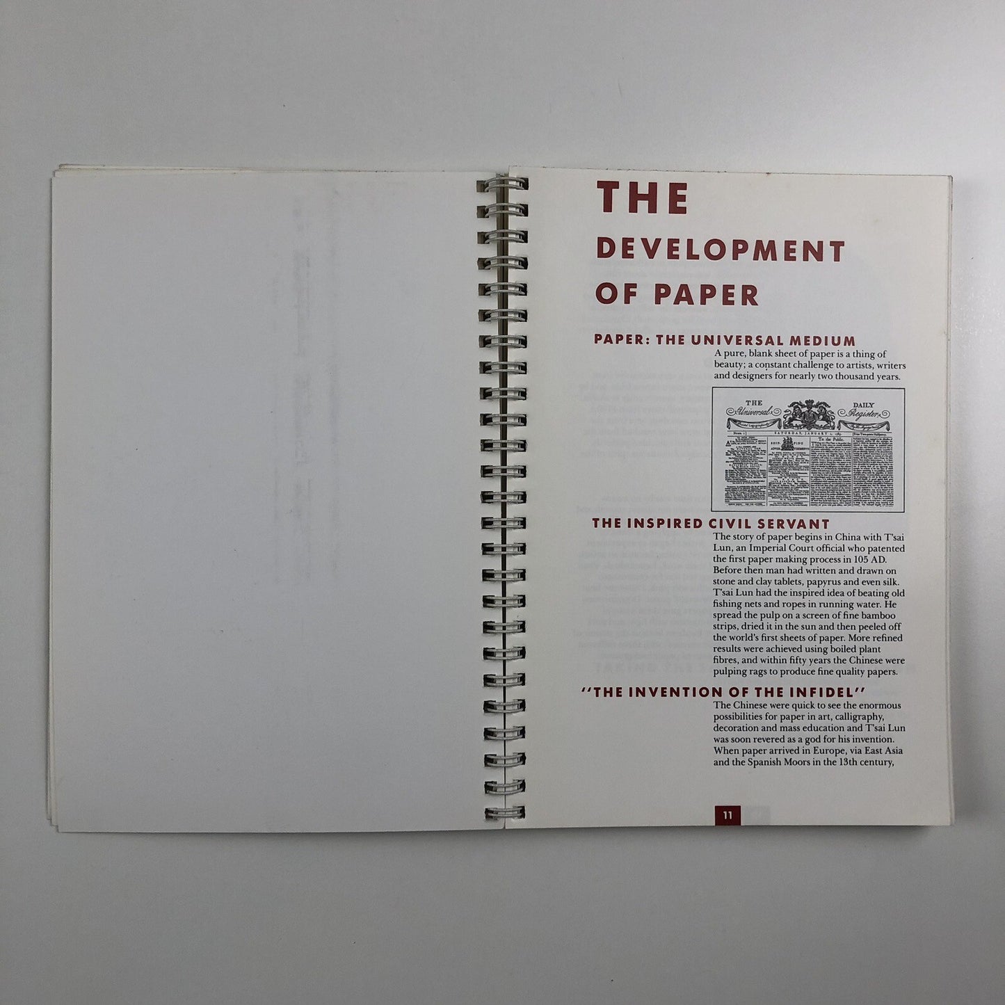 The Paper Book – Wiggins Teape Fine Papers Ltd | Foreword by David Sherlock, 1991