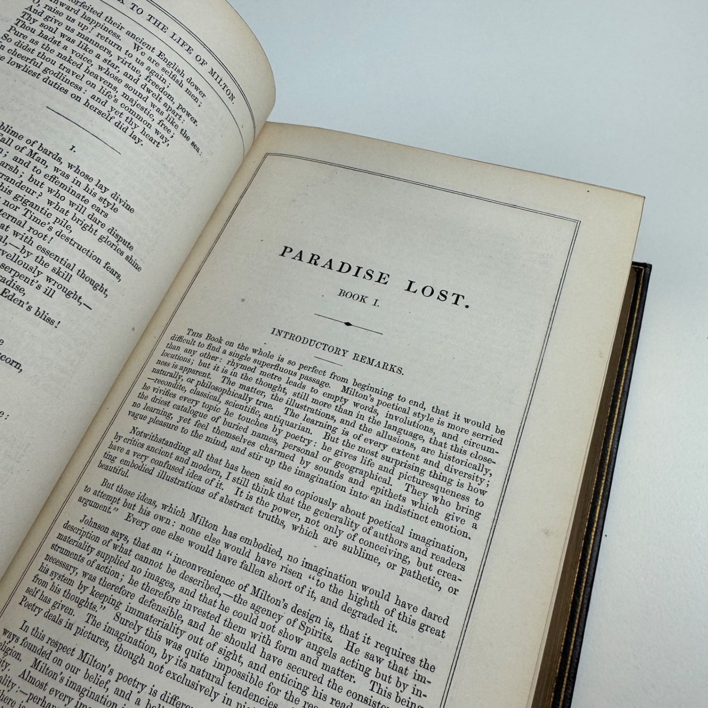 Milton's Poetical Works edited by Sir Egerton Brydges | William Tegg, 1865 bound by Edwin Slater