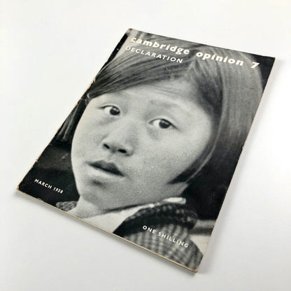 Cambridge Opinion magazine | No. 7, March 1958 | Edited by Robin McLaren