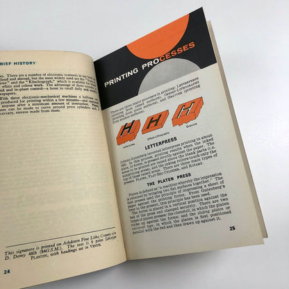 Printing Reproduction Pocket Pal. First UK edition edited by Leslie H. May | Advertising Agency Production Association, undated