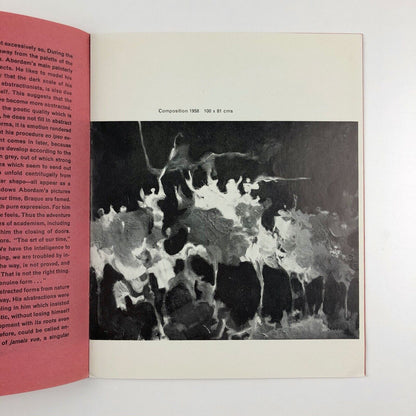 Alfred Aberdam – Paintings & Gouaches | Molton Gallery exhibition catalogue | 1961