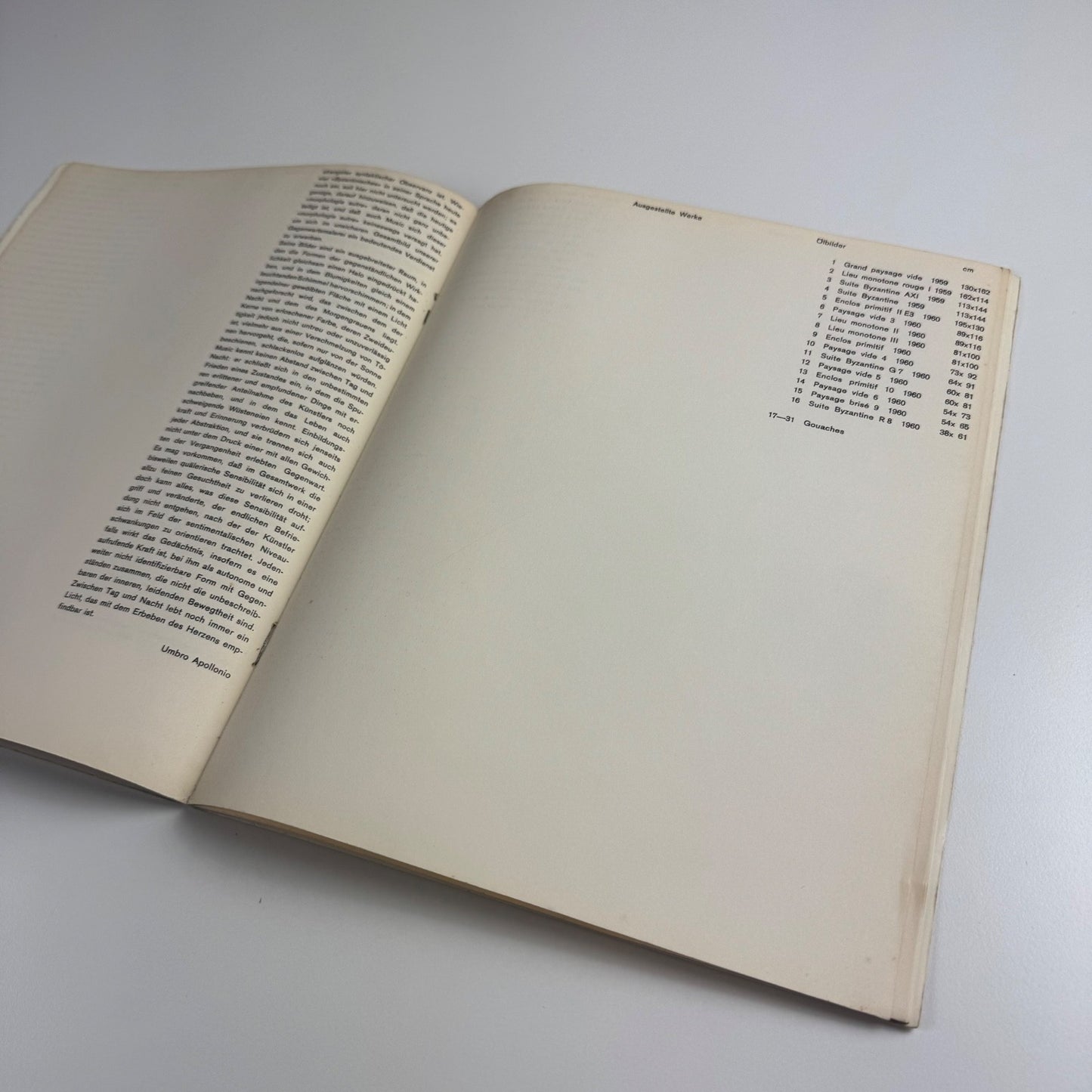 Music | Galerie Charles Lienhard Zurich February 1961