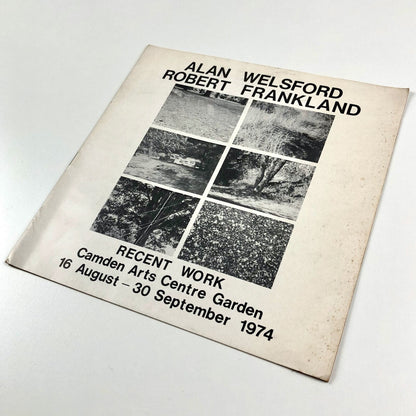 Alan Welsford – Robert Frankland | Camden Arts Centre Garden catalogue, 1974