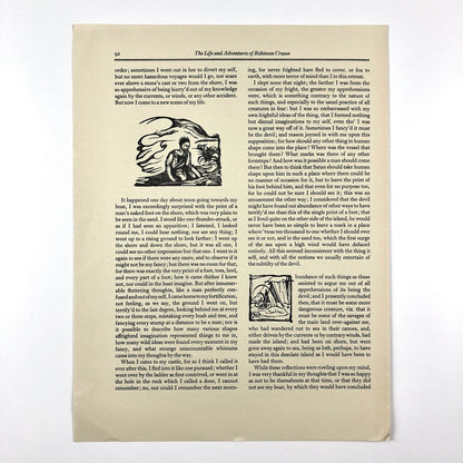 The Basilisk Press | Robinson Crusoe – prospectus leaflet 1979 and ephemera