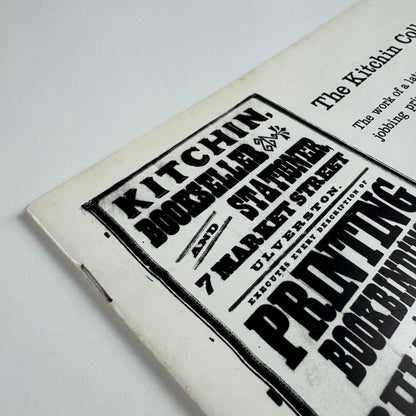 The Kitchin Collection. The work of a late 19th century jobbing printer, and his son | Museum of English Rural Life, 1974