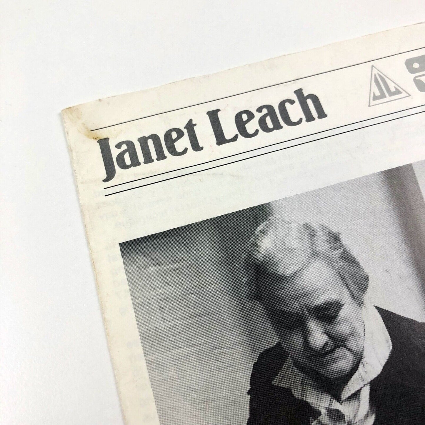 Janet Leach | Brief biography leaflet | Leach Pottery, St. Ives, c.1990s