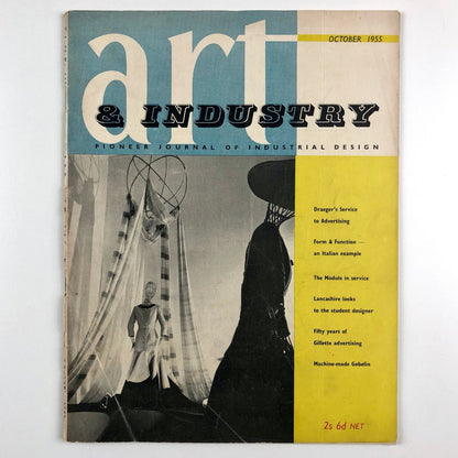Art & Industry: Pioneer Journal of Industrial Design | October 1955, Vol 59 352