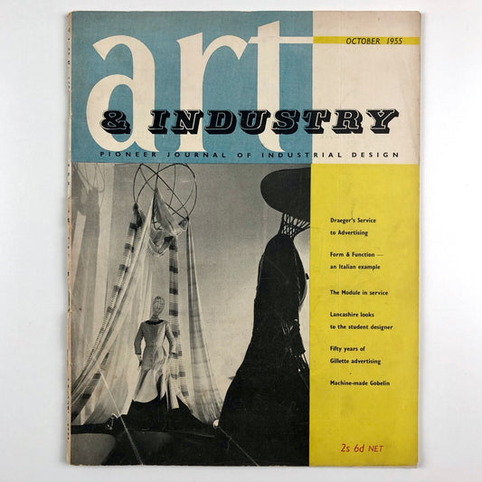 Art & Industry: Pioneer Journal of Industrial Design | October 1955, Vol 59 352