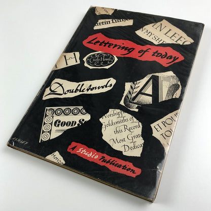 Lettering of today, The Studio | Edited by C.G. Holme | Cover design by Ashley Havinden, 1941