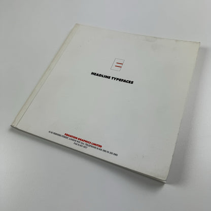 Headline Typefaces – Equation Graphics Ltd London | Type specimen booklet, undated
