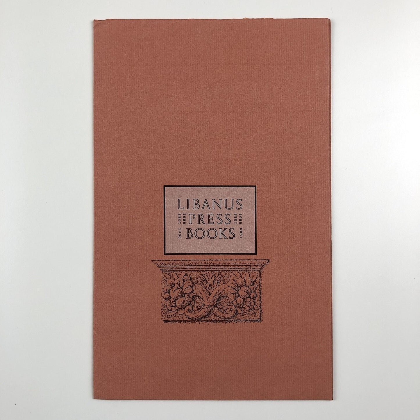 Libanus Press Books 1988-89 promotional folder and five inserts 1988