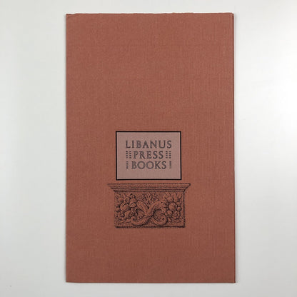 Libanus Press Books 1988-89 promotional folder and five inserts 1988