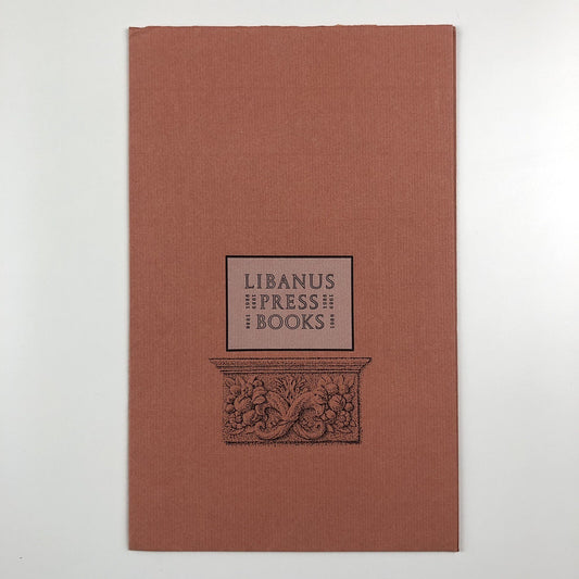 Libanus Press Books 1988-89 promotional folder and five inserts 1988
