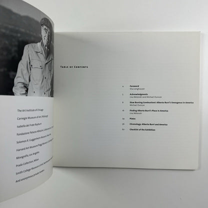 Combustione: Alberto Burri and America | Santa Monica Museum of Art catalogue, 2010