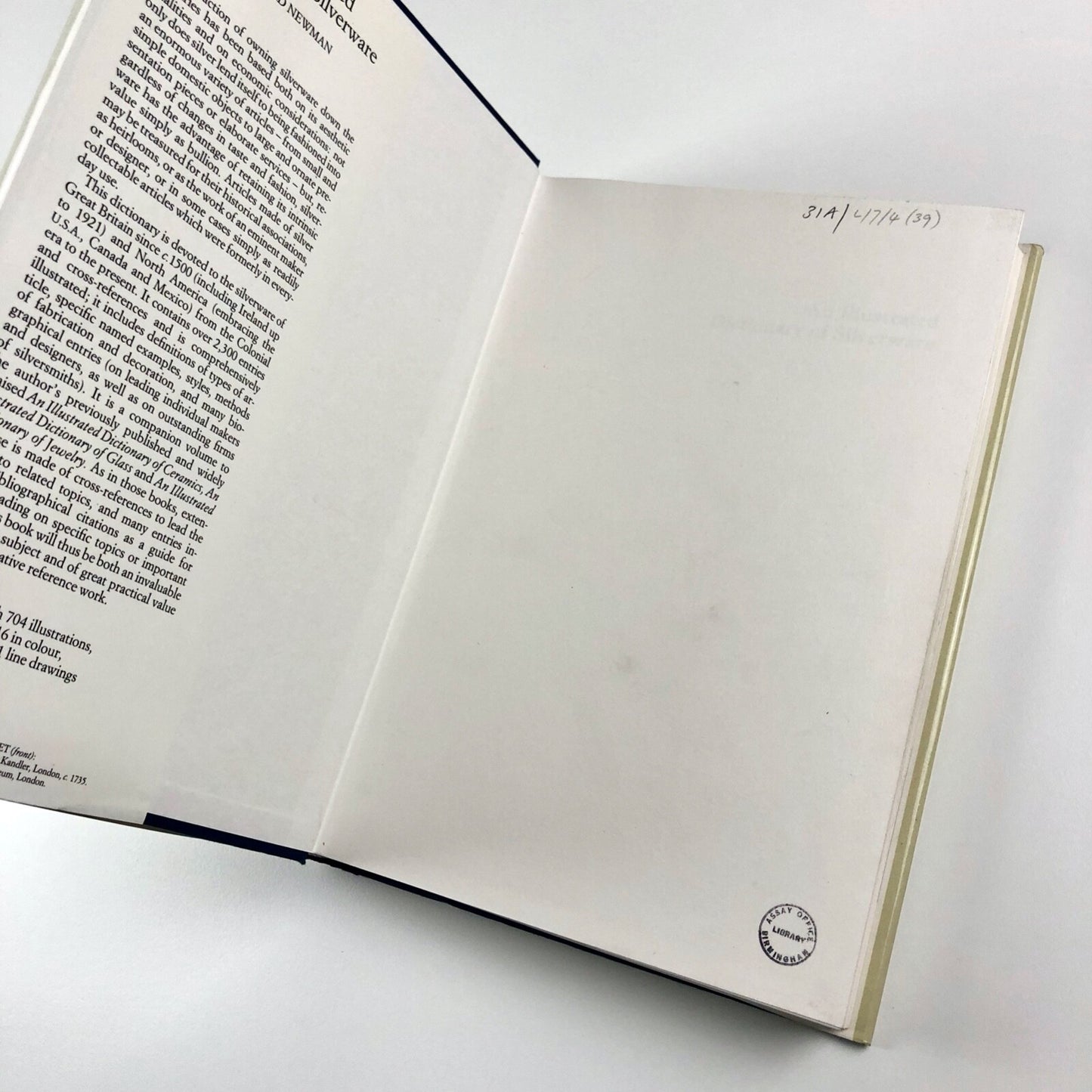 An Illustrated Dictionary of Silverware by Harold Newman | Thames & Hudson, 1987