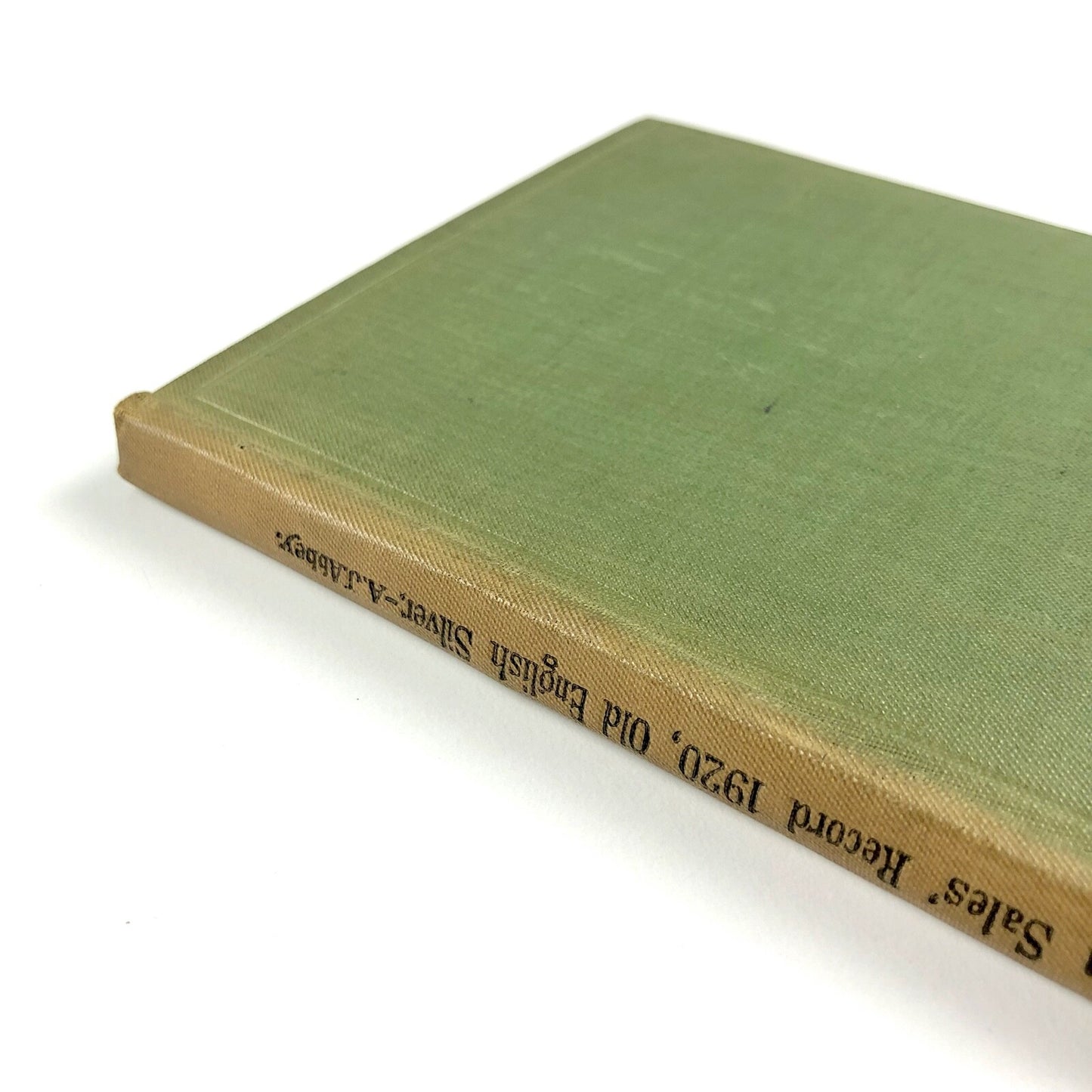 ABC Auction Sales Record of Old English Silver: Christies, 1920 | Alfred Abbey