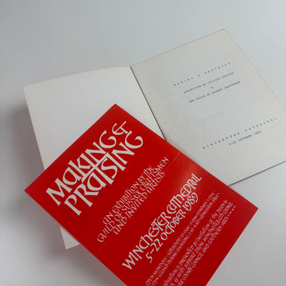 Making & Praising Guild of Sussex Craftsmen Winchester Cathedral 1989