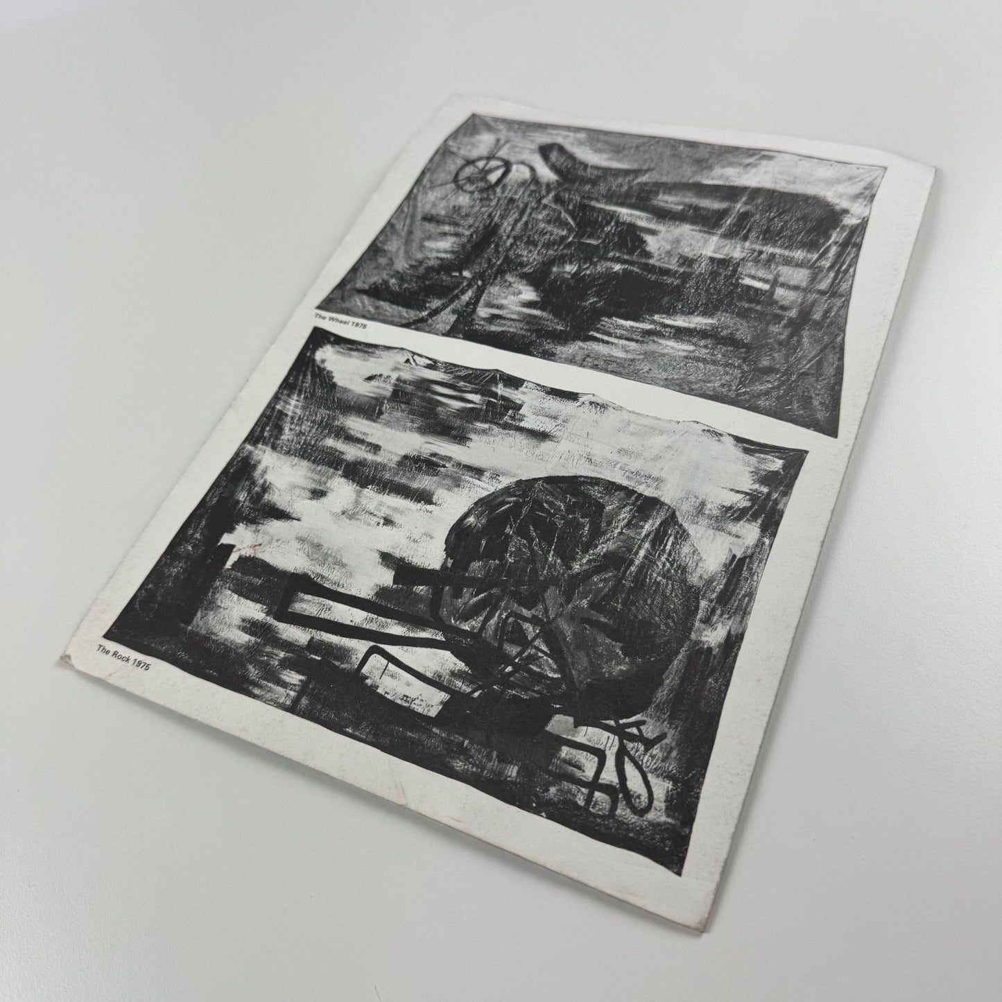 Terry Setch | Oriel, Cardiff, 1976 exhibition leaflet