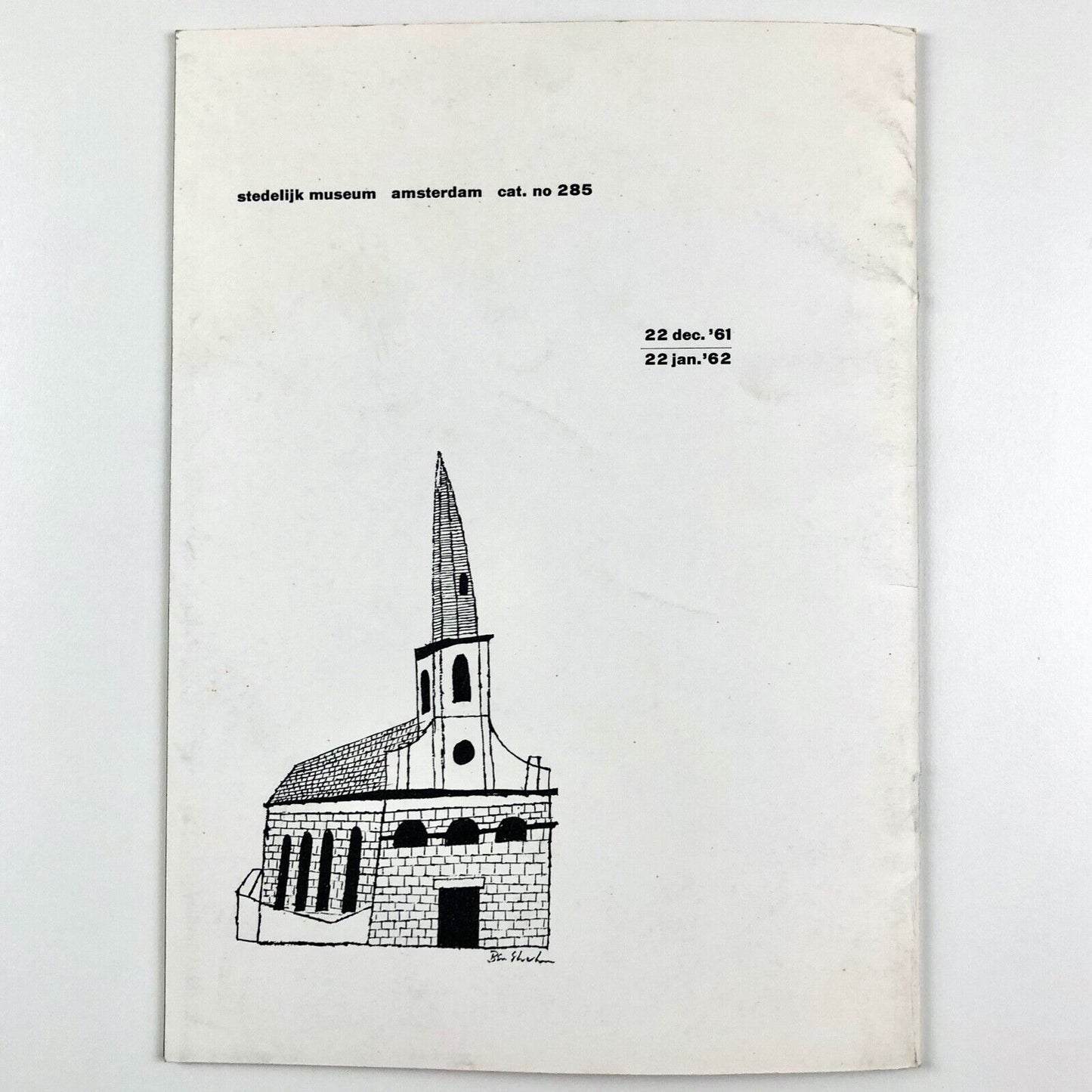 Ben Shahn | Stedelijk Museum Amsterdam exhibition catalogue | Cat. no. 285, 1961