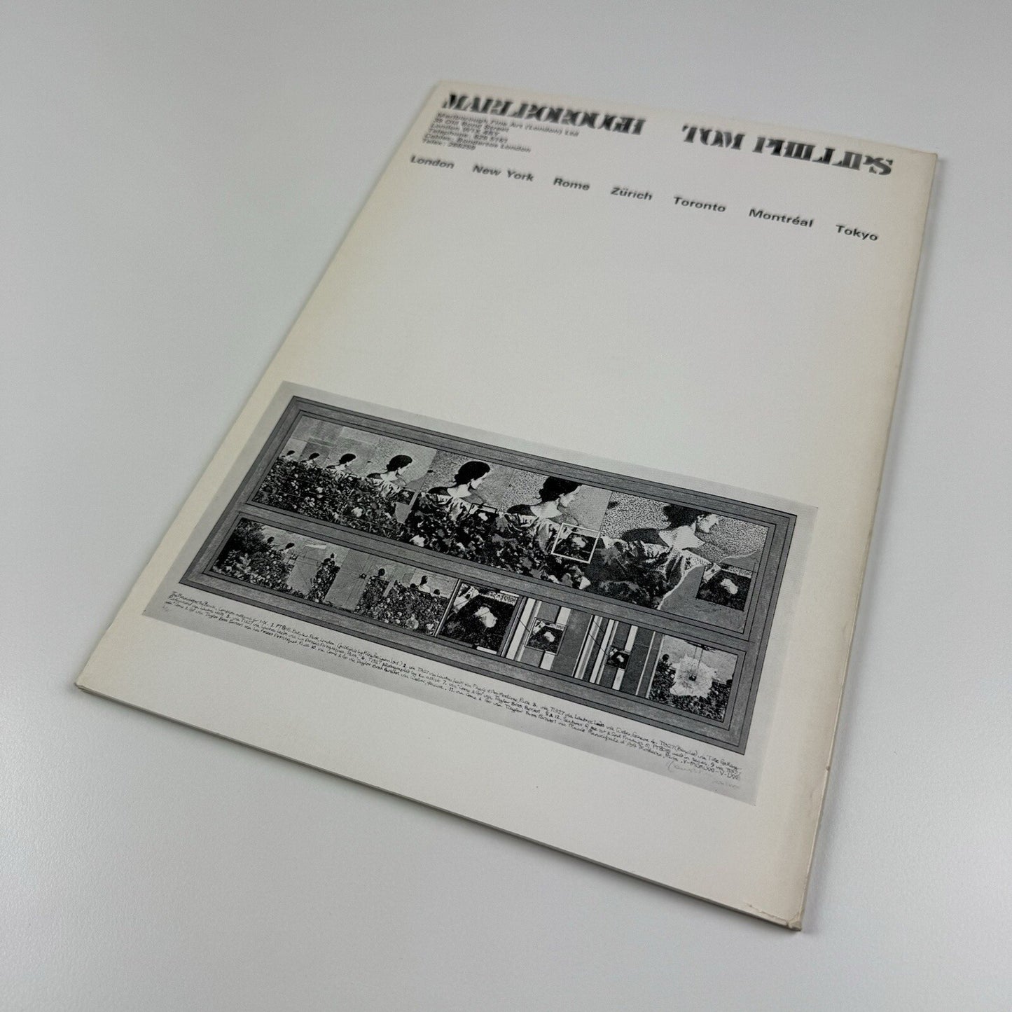 Tom Phillips | Marlborough Fine Art London exhibition catalogue, 1973