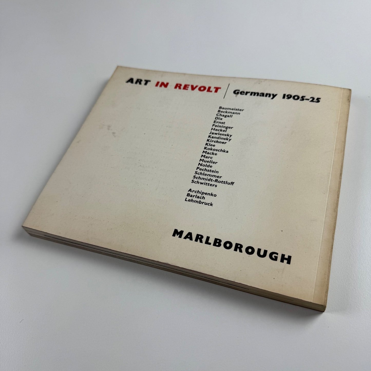 Art In Revolt. Germany 1905–25 | Marlborough Fine Art 1959